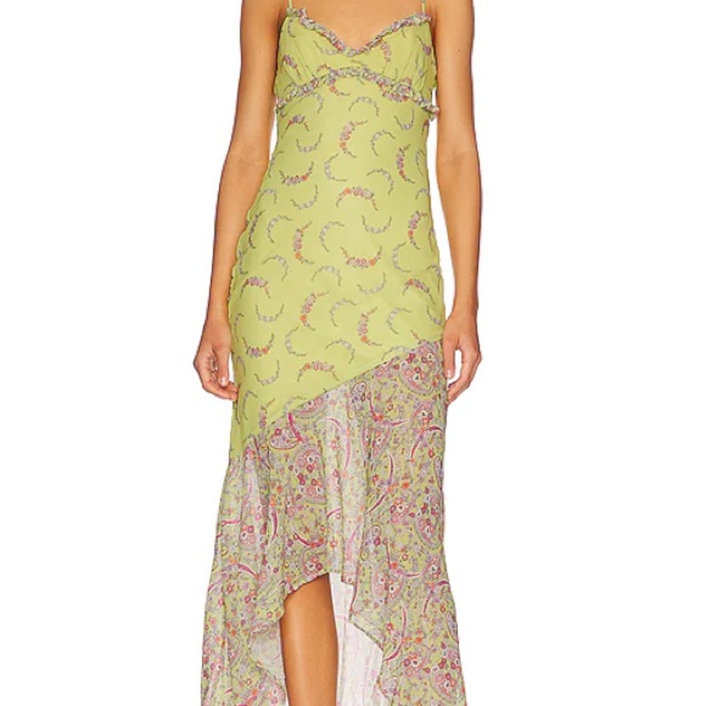 Majorelle Tatiana Gown in Margarita Lime